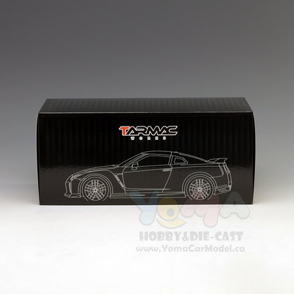 Tarmac Works 1:18 Nissan GT-R R35 2017 Dark Metal Grey T11-MG