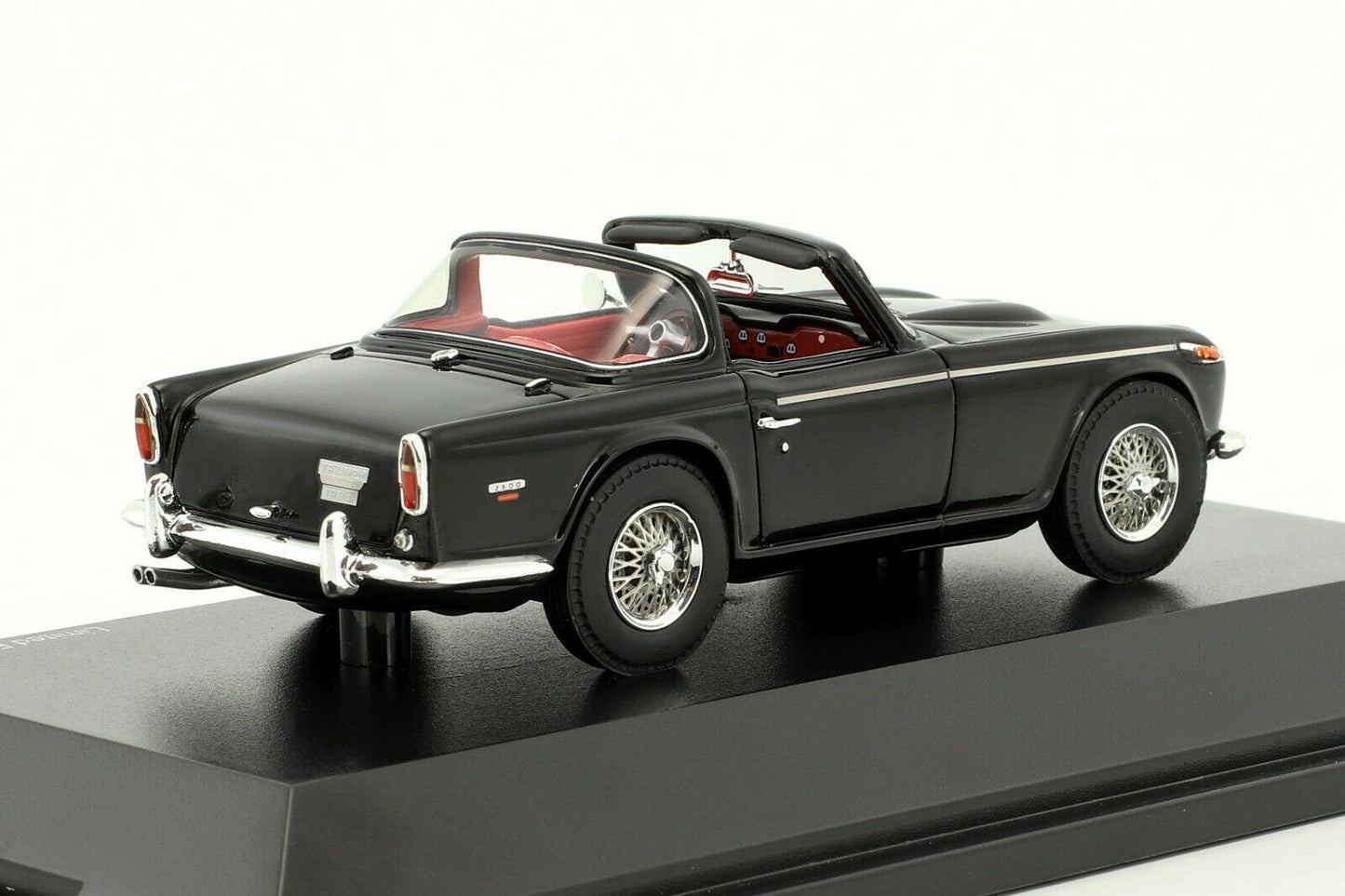 Schuco 1:43 Triumph TR5 with open surrey top Black 450887400