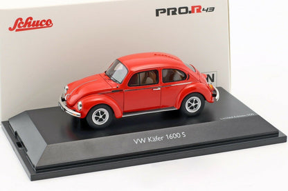 Schuco 1/43 Volkswagen Beetle 1600-S Super Bug red 450903900