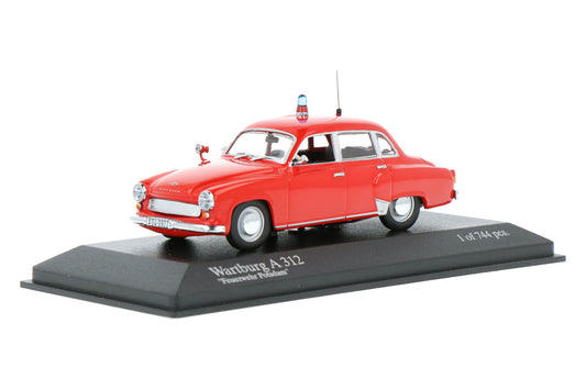 Minichamps 1:43 Wartburg A 312 1958 Feuerwehr Potsdam 430015991