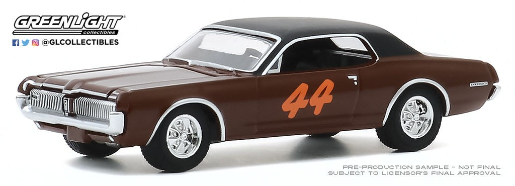 GreenLight 1:64 1967 Mercury Cougar - Race Car #44 (Hobby Exclusive) 30183