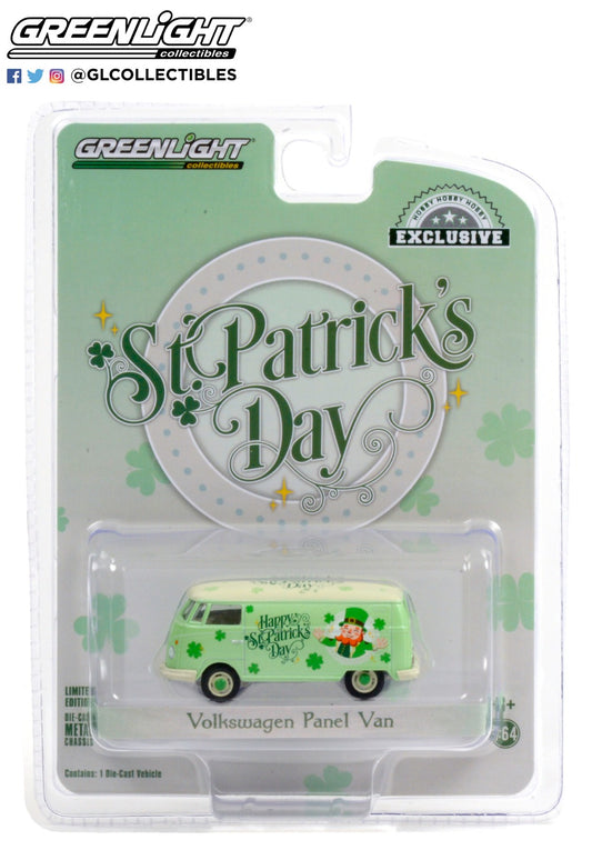 GreenLight 1:64 Volkswagen Type 2 Panel Van - St. Patrick s Day 2021 (Hobby Exclusive) 30252