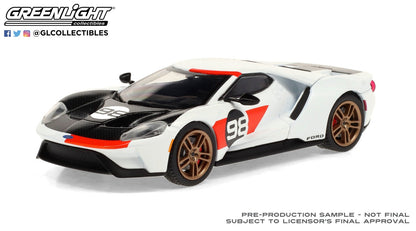 GreenLight 1:43 2021 Ford GT #98 - Ford GT Heritage Edition - Ken Miles and Lloyd Ruby 1966 24 Hours of Daytona MKII Tribute 86192