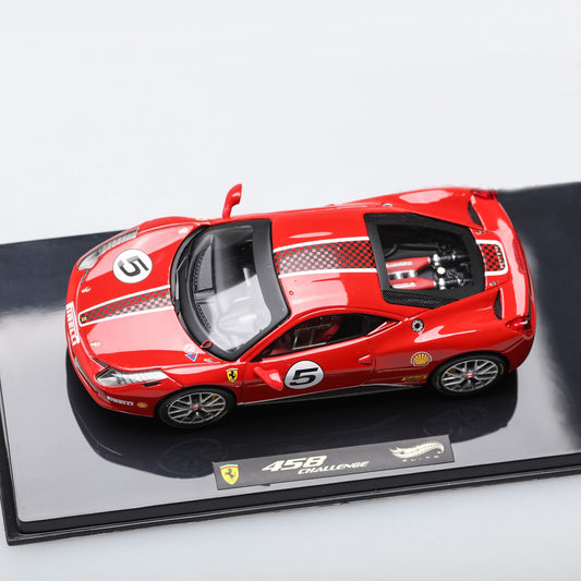 HotWheels Elite 1:43 Ferrari 458 Italia Challenge #5 Bolognia Motorshow 2011 X5504