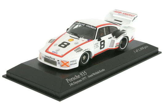 Minichamps 1:43 Porsche 935 – Porsche Kremer – Jost/Wollek/Krebs – #8 24h Daytona 1977 400776308