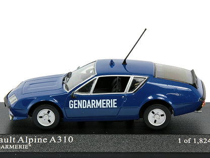 Minichamps 1:43 Renault Alpine A310 – 1976 – Gendarmerie 400113590