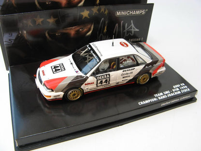 Minichamps 1:43 Audi V8 Team SMS #44 DTM 1990 Champion Hans-Joachim Stuck 444901444
