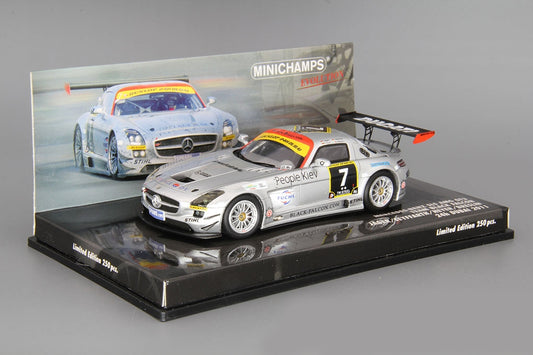 Minichamps 1:43 Mercedes-Benz SLS AMG GT3 Jager/Seyffarth/Heyer/Breslin #7 24H Dubai 2011 437110307