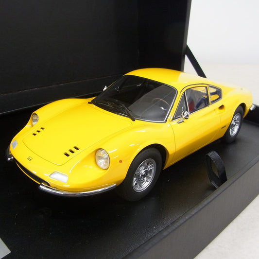 Kyosho 1:18 Ferrari Dino 246 GT Type L Yellow PMK1804Y