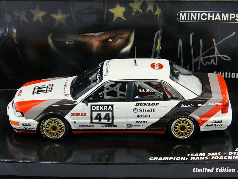 Minichamps 1:43 Audi V8 Team SMS #44 DTM 1990 Champion Hans-Joachim Stuck 444901444