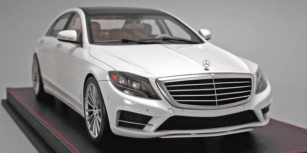 Frontiart 1:18 Mercedes-Benz S-Class (V222) White F044-02