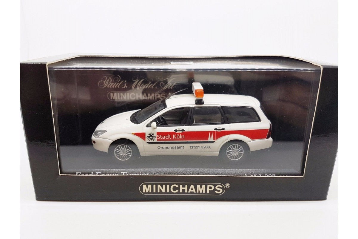 Minichamps 1:43 Ford Focus Turnier 1997 Ordnungsamt Köln 430087091
