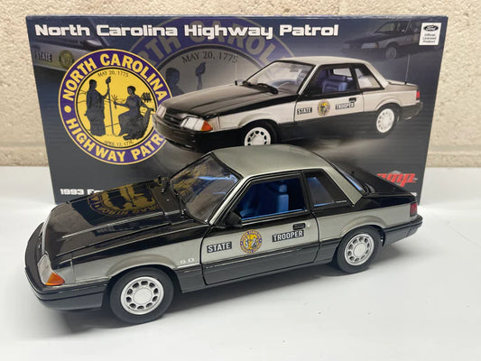 GMP 1:18 1993 Ford Mustang 5.0 SSP - North Carolina Highway Patrol State Trooper GMP-18976