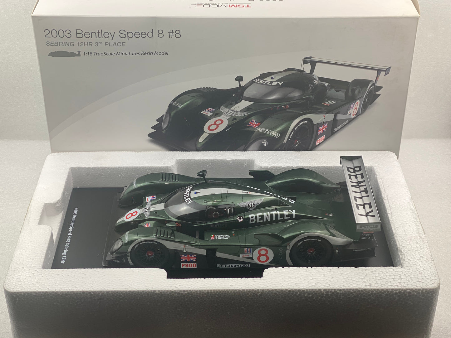 SPEED 8 4.0L TURBO V8 TEAM BENTLEY N 7 WINNER 24h LE Mans 2003 Tom Kristensen Rinaldo Capello Guy Smith SPEED 8 4.0L TURBO V8 TEAM BENTLEY N 7 WINNER 24h LE Mans 2003 Tom Kristensen Rinaldo Capello Guy Smith