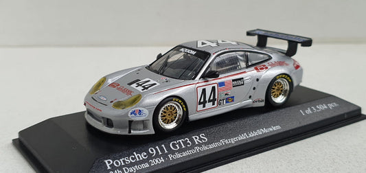 Minichamps 1:43 Porsche 911 GT3 Policastro/Fitzgerald/Liddell/Mowlem #44 24H Daytona 2004 400046944