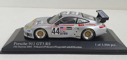 Minichamps 1:43 Porsche 911 GT3 Policastro/Fitzgerald/Liddell/Mowlem #44 24H Daytona 2004 400046944