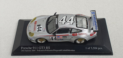 Minichamps 1:43 Porsche 911 GT3 Policastro/Fitzgerald/Liddell/Mowlem #44 24H Daytona 2004 400046944