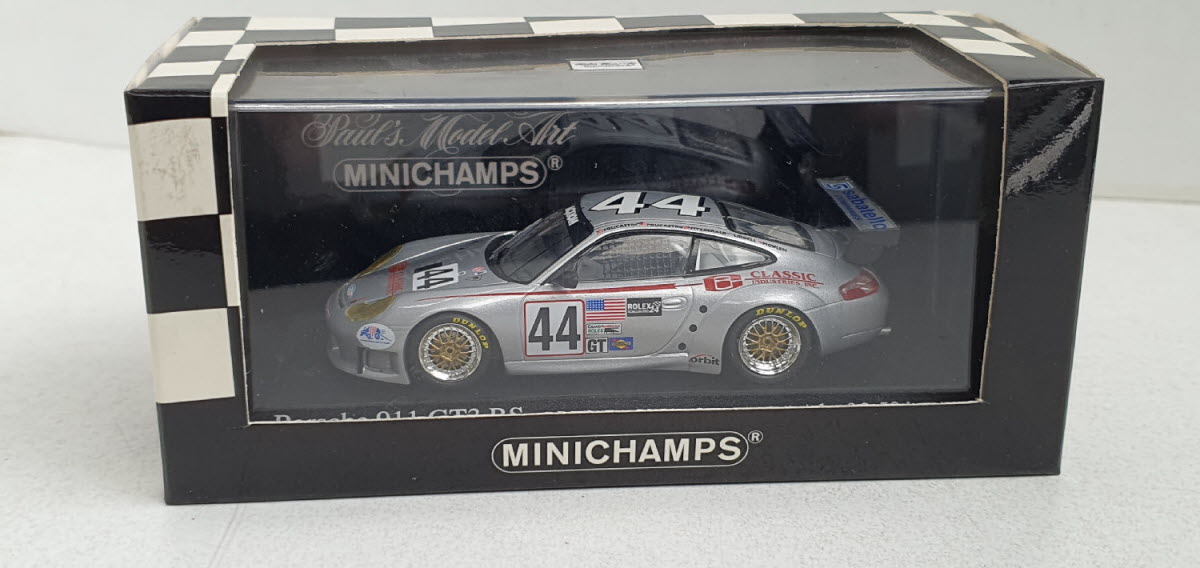 Minichamps 1:43 Porsche 911 GT3 Policastro/Fitzgerald/Liddell/Mowlem #44 24H Daytona 2004 400046944