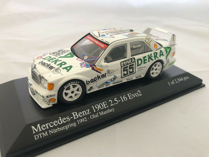 Minichamps 1:43 Mercedes-Benz 190E 2.3-16 EVO2 - Olaf Manthey #55 Nurburgring DTM 1992 400923455