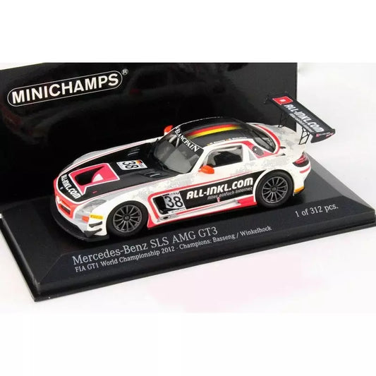 Minichamps 1:43 Mercedes-Benz SLS AMG GT3 Basseng/Winkelhock #38 FIA GT World Championship WM 2012 437123238