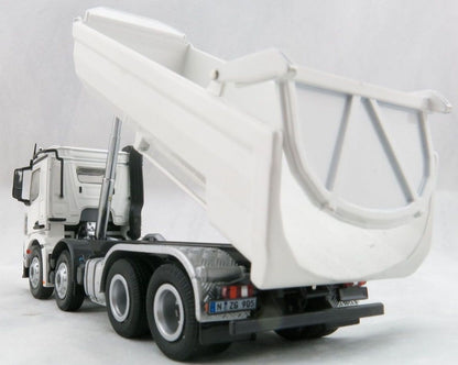 NZG 1:50 Mercedes-Benz Arocs 8X4 Halfpipe Tipper White NZG905/40