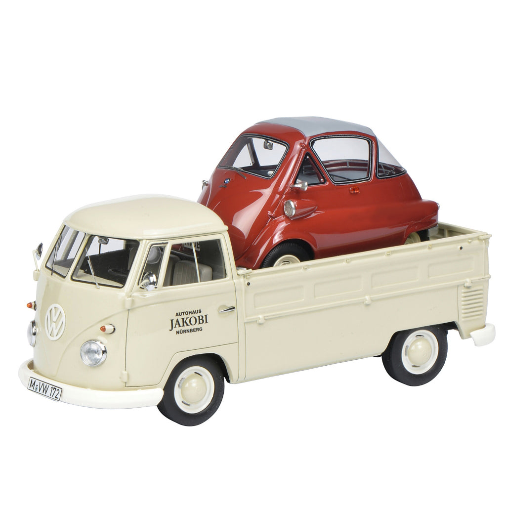 Schuco 1:32 Volkswagen T1 platform with Isetta 450896300