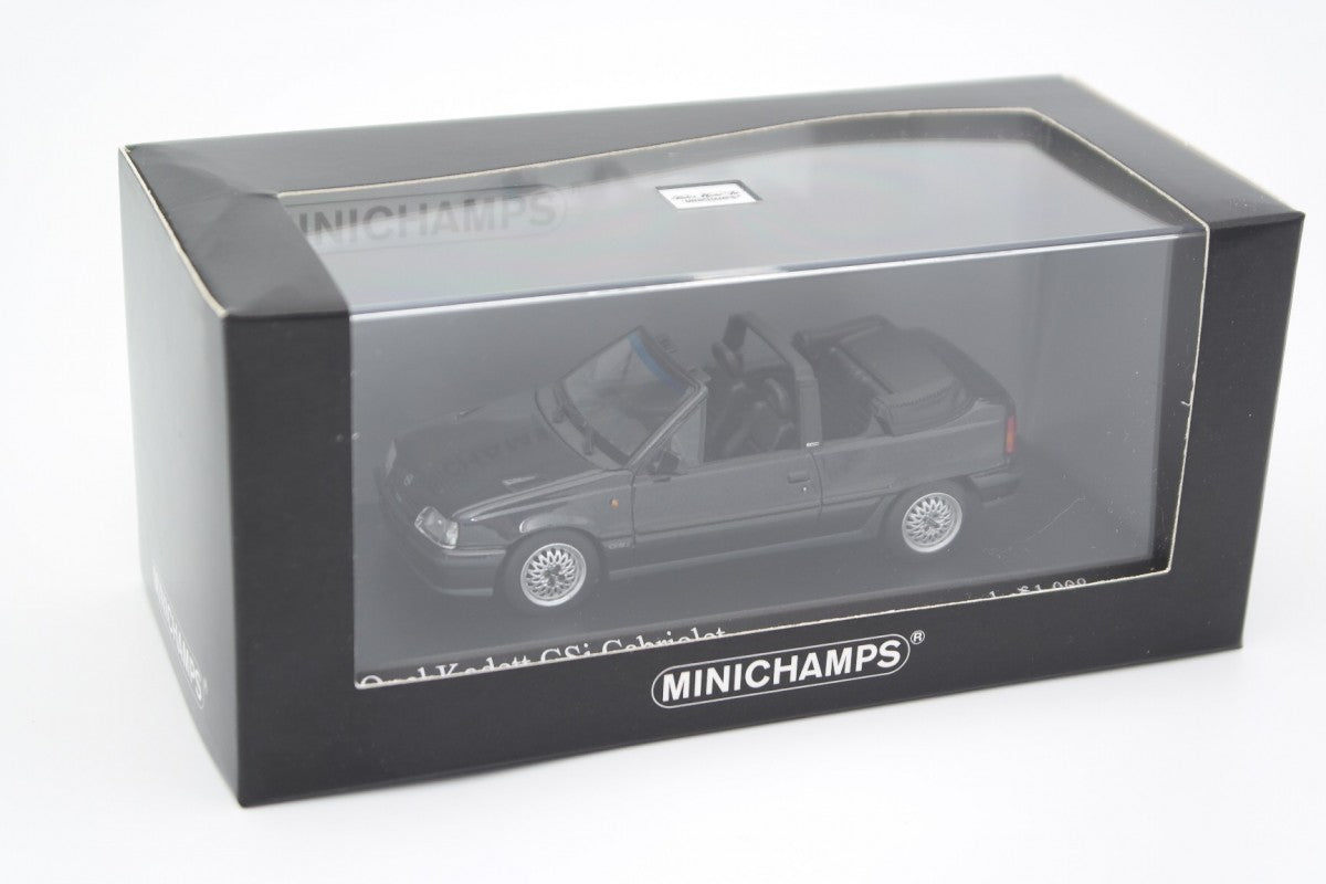 Minichamps 1:43 Opel Kadett E GSi Convertible 1989 Black 400045931