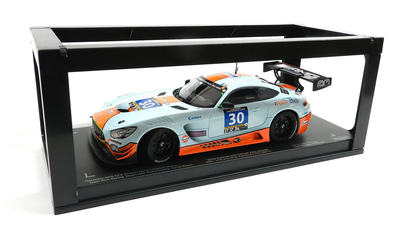 Paragon 1:18 Mercedes-AMG GT3: Ram Racing #30 (UK) 2016 2nd: 24 hours Paul Ricard PA-88021