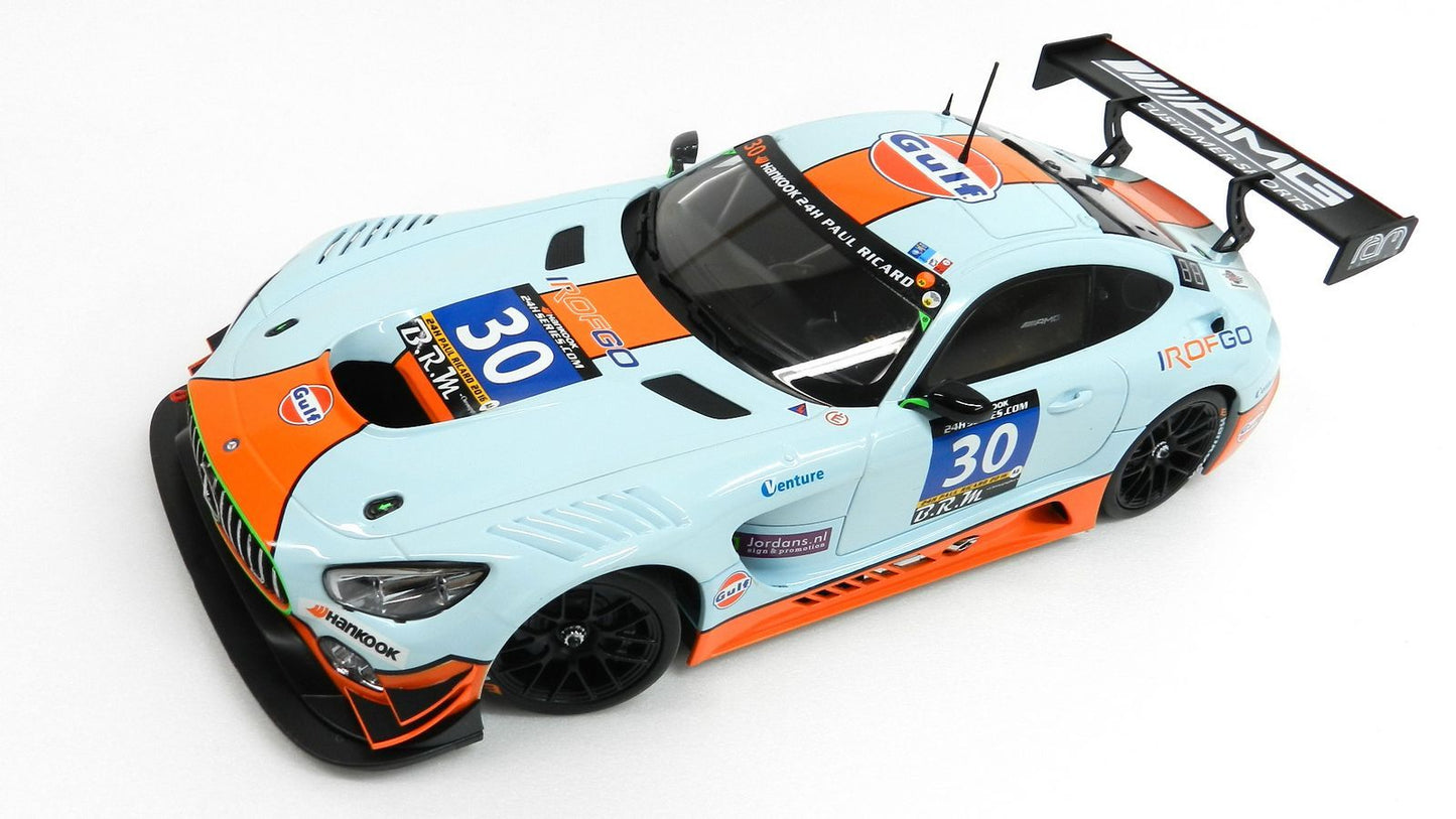 Paragon 1:18 Mercedes-AMG GT3: Ram Racing #30 (UK) 2016 2nd: 24 hours Paul Ricard PA-88021