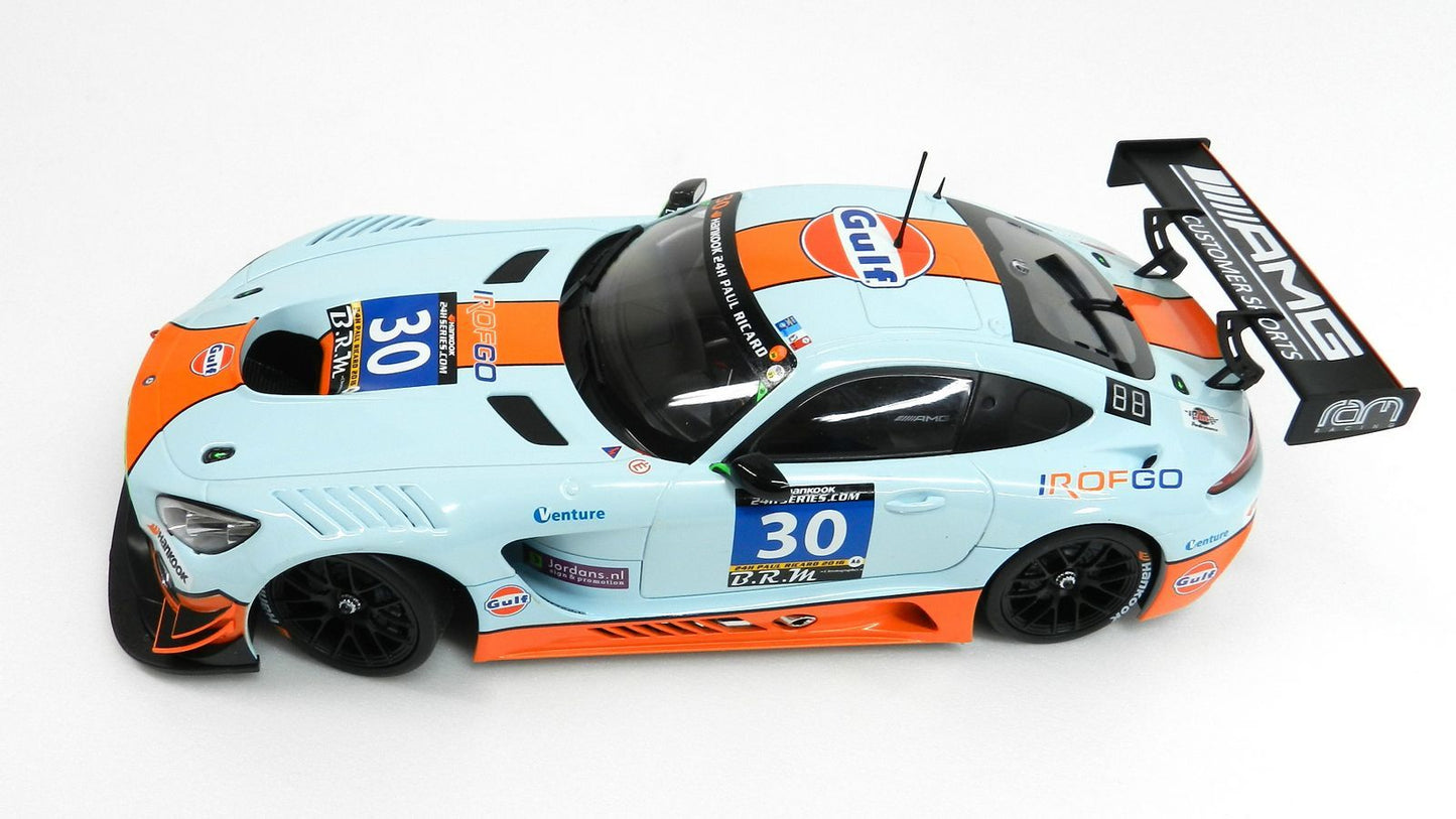 Paragon 1:18 Mercedes-AMG GT3: Ram Racing #30 (UK) 2016 2nd: 24 hours Paul Ricard PA-88021