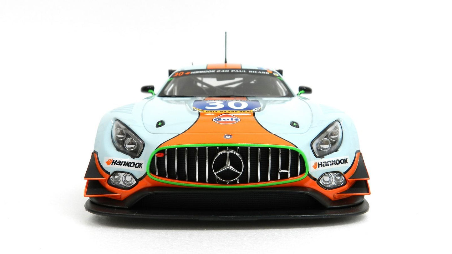 Paragon 1:18 Mercedes-AMG GT3: Ram Racing #30 (UK) 2016 2nd: 24 hours Paul Ricard PA-88021