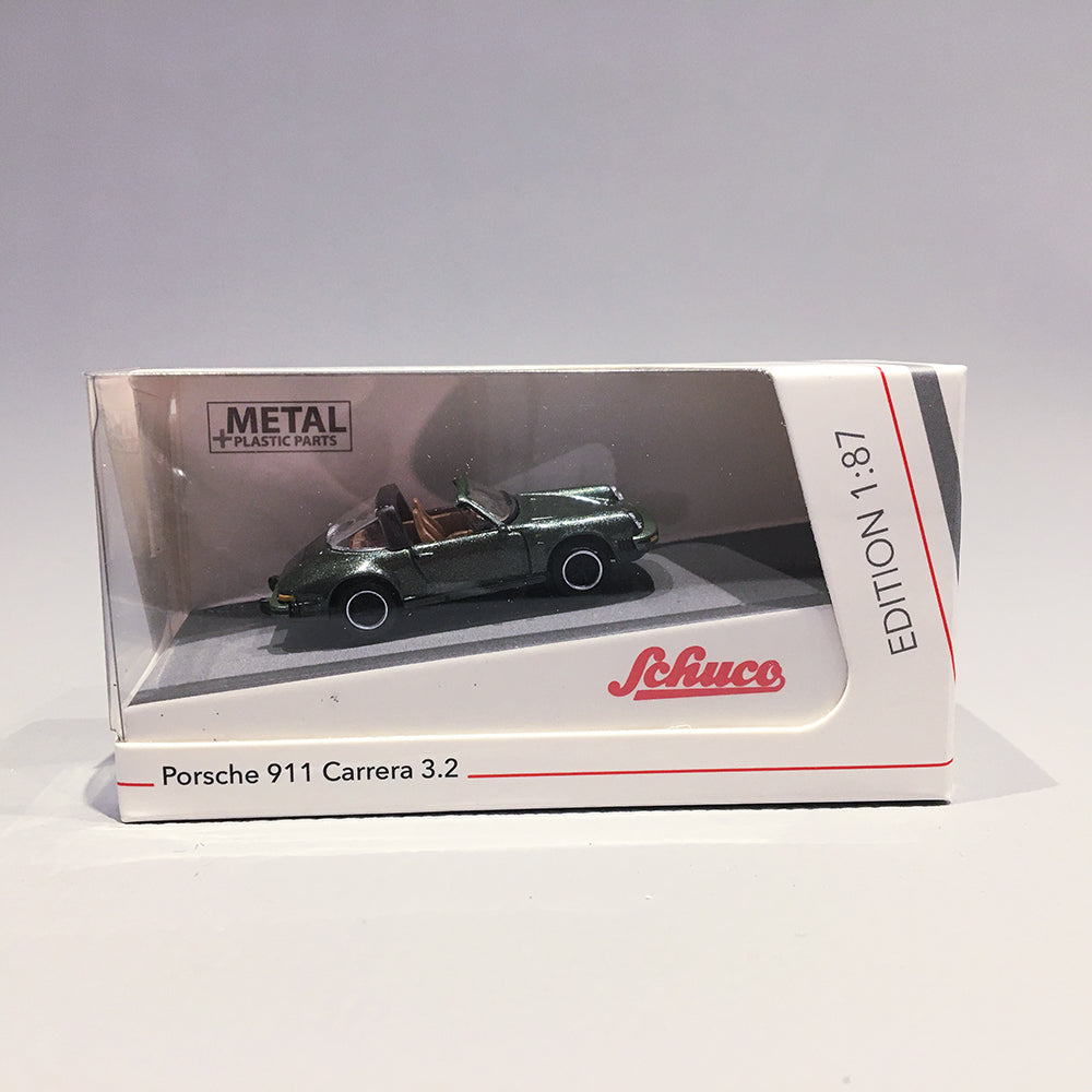 Schuco 1:87 Porsche 911 3.2 Metallic Green 452670300