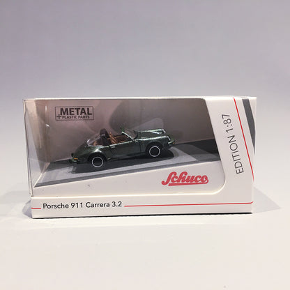 Schuco 1:87 Porsche 911 3.2 Metallic Green 452670300