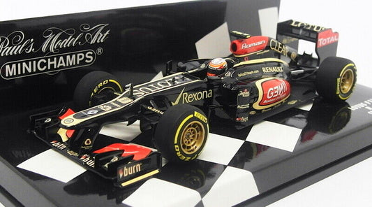 Minichamps 1:43 Lotus F1 Team Renault Romain Grosjean Showcar #8 F1 2013 410130078