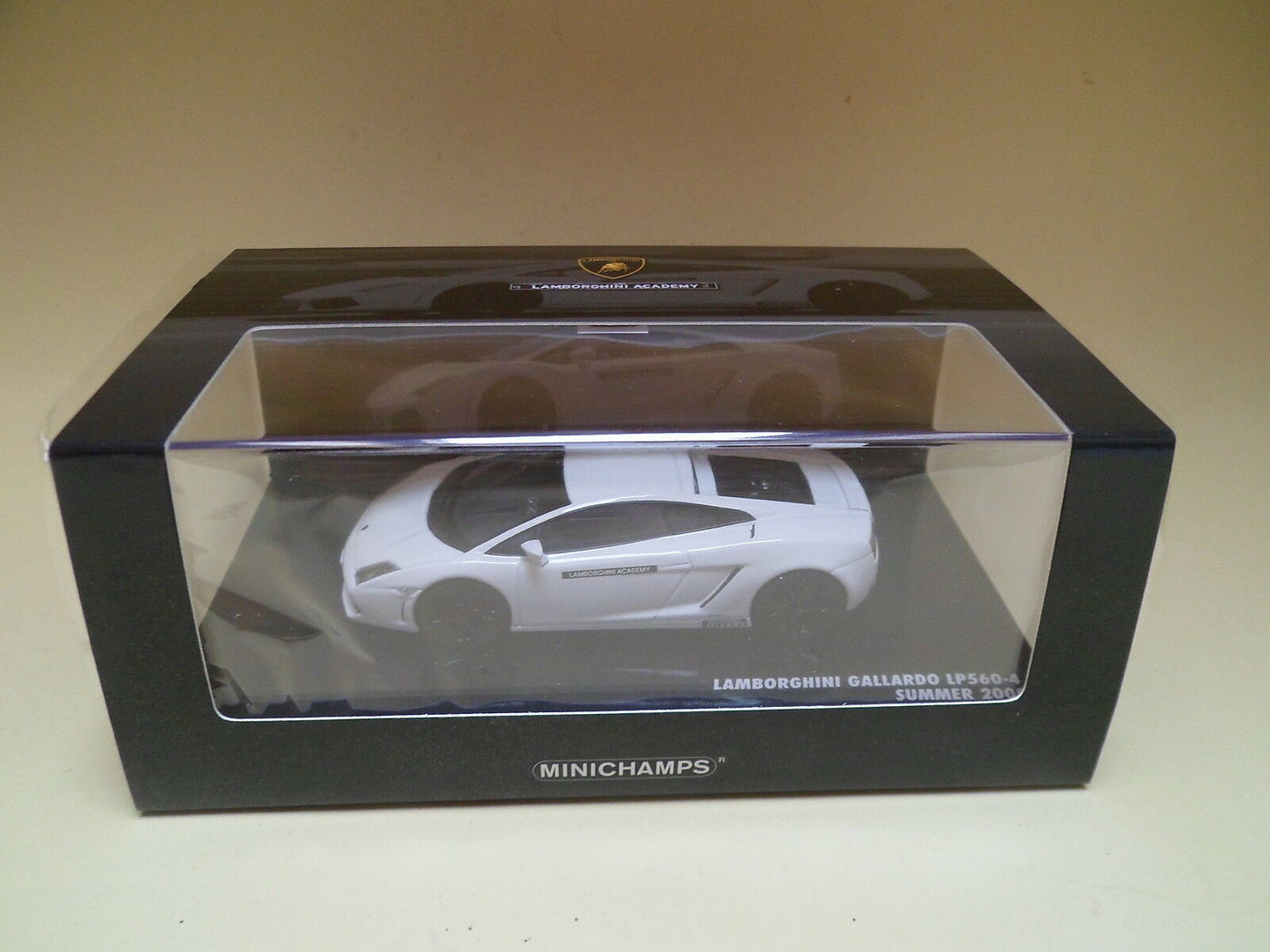 Minichamps 1:43 Lamborghini Gallardo LP560-4 2008 White Lamborghini Academy 436103801