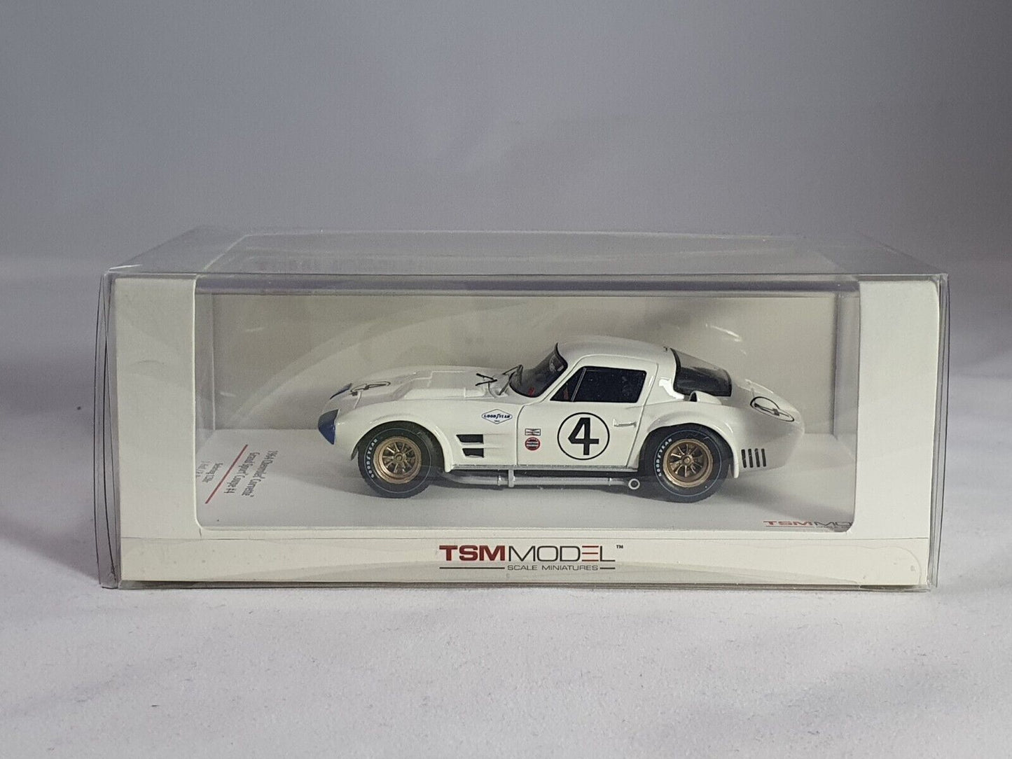 TSM 1:43 Chevrolet Corvette Grand Sport Coupe #4 Hall 12h Sebring 1964 TSM124321
