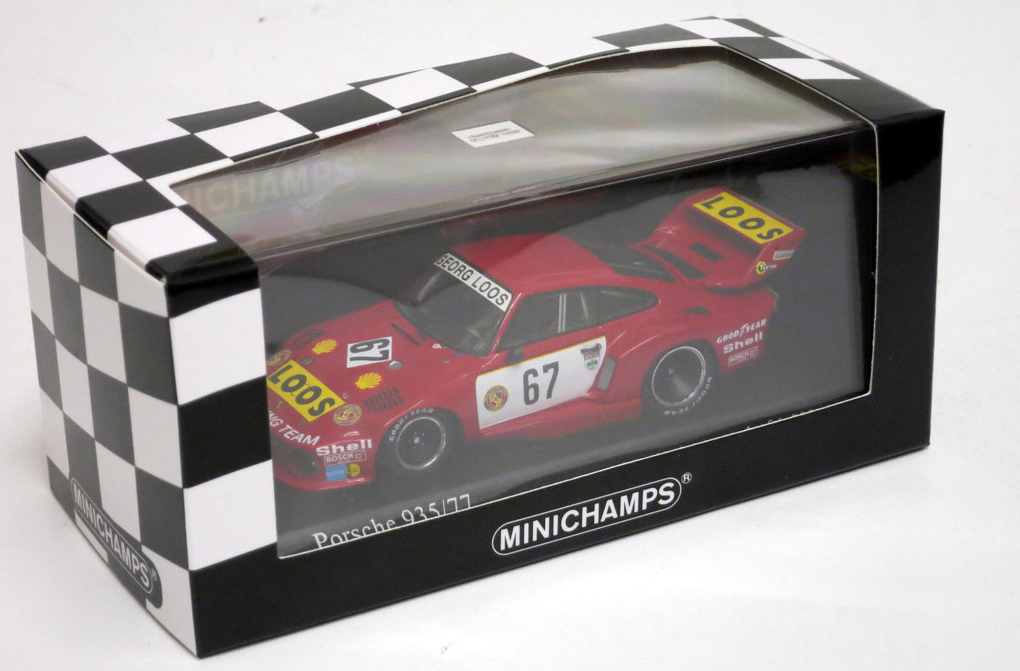 Minichamps 1:43 Porsche 935/77 – Gelo – Stommelen – Champion #67 DRM Nurburgring 1976 400776367