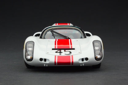 EXOTO 1:18 1968 Porsche 910 #45 Le Mans 24 Hours Jean-Pierre Hanrioud, André Wicky MTB00062B
