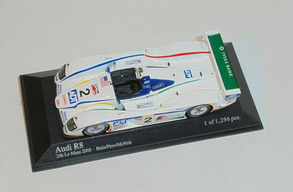 Minichamps 1:43 Audi R8 3rd #2 Place ADT Team 24H Le Mans 2005 400051392