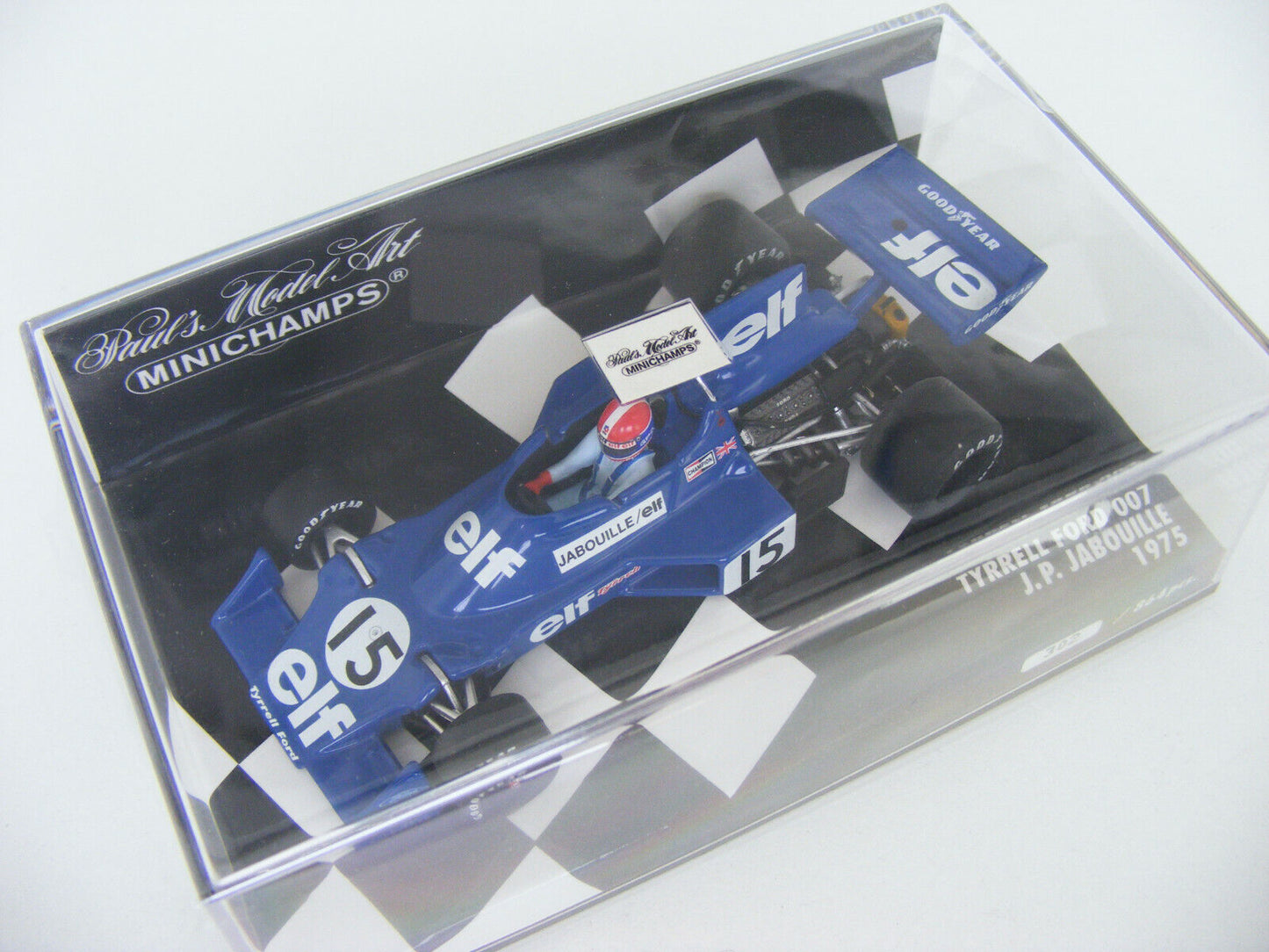 Minichamps 1:43 Tyrrell Ford 007 #15 Jean-Pierre Jabouille 1975 400750015
