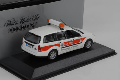 Minichamps 1:43 Ford Focus Turnier 1997 Ordnungsamt Köln 430087091