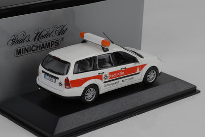 Minichamps 1:43 Ford Focus Turnier 1997 Ordnungsamt Köln 430087091