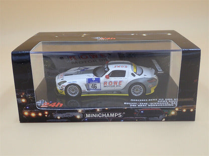 Minichamps 1:43 Mercedes-Benz SLS AMG GT3 Rowe Racing Bullitt/Zehe/Schwager/Rader #46 24H Nurburgring 2011 437110346