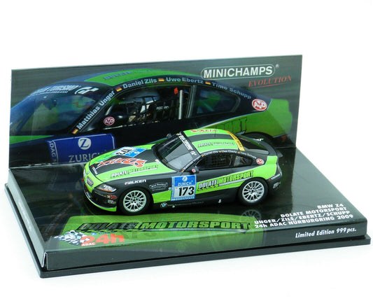 Minichamps 1:43 BMW Z4 Unger/Zils/Ebertz/Schupp #173 24H Nurburgring 2009 437092773