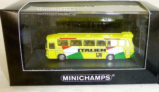 Minichamps 1:160 Mercedes-Benz O302 (LHD) Fussball-Weltmeisterschaft 1974 Mannschaftsbus Italien 169035187