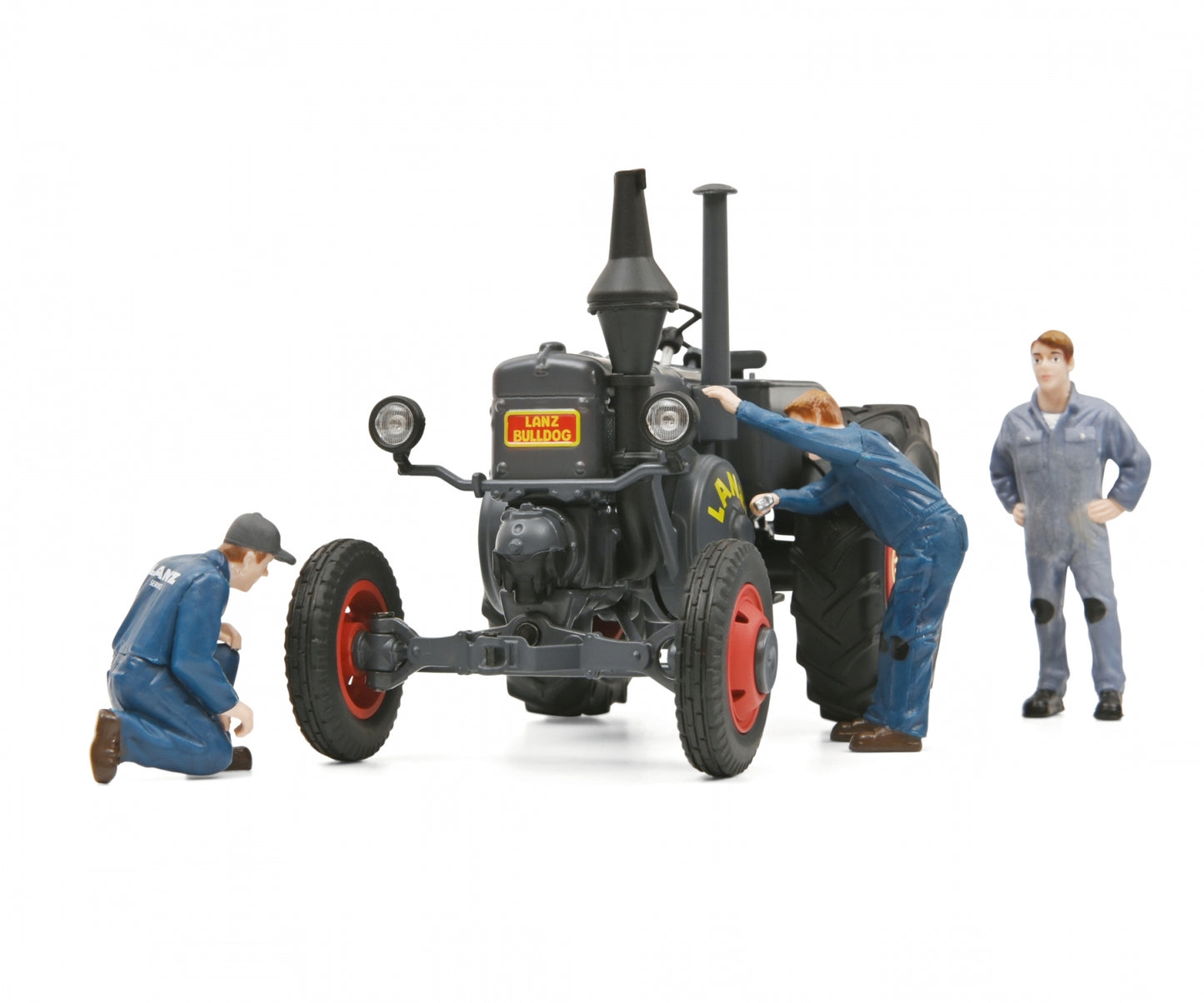 Schuco 1:32 Volkswagen T1B Van Lanz Assistance + Bulldog Tractor Lanz Bulldog Service 1956 450785900