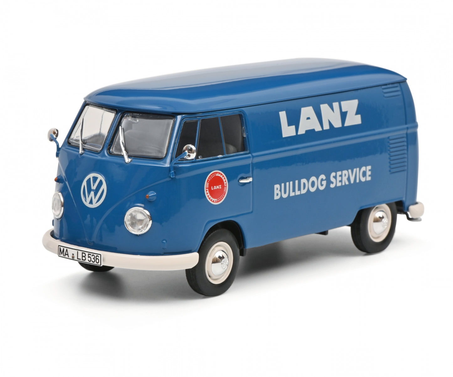 Schuco 1:32 Volkswagen T1B Van Lanz Assistance + Bulldog Tractor Lanz Bulldog Service 1956 450785900