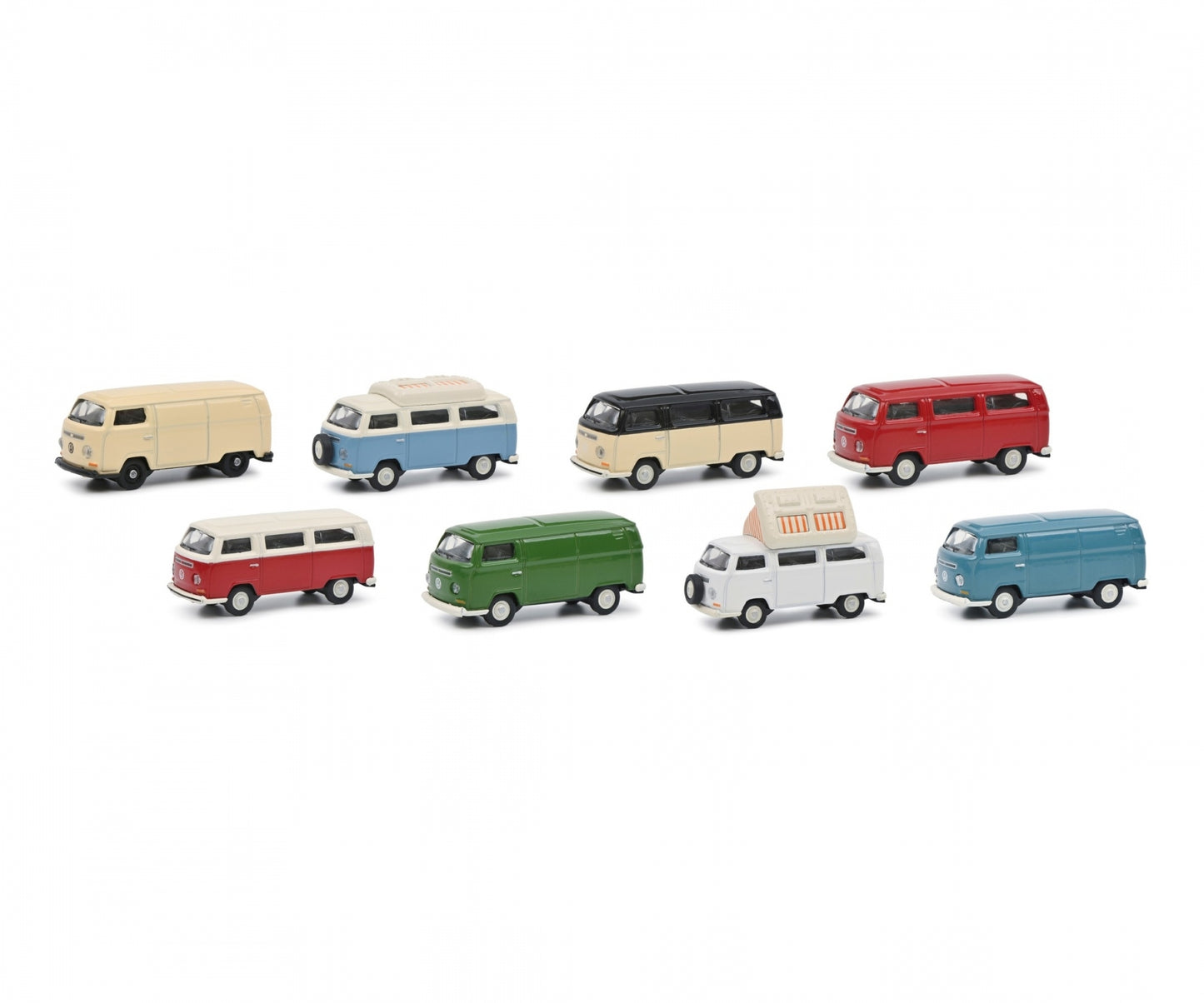 Schuco 1:87 8-Car Set Volkswagen T2 452668500