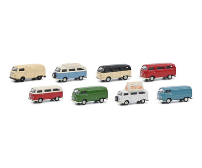 Schuco 1:87 8-Car Set Volkswagen T2 452668500